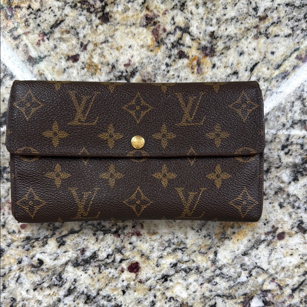 Louis Vuitton Brown Monogram Wallet